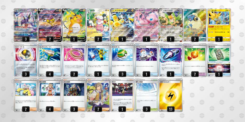 ミライドンexシティリーグ準優勝レシピ20231029_2