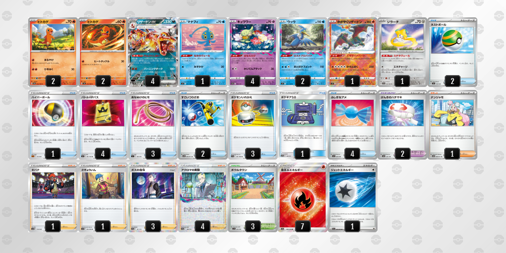 リザードンexTOP4レシピ20231001_2