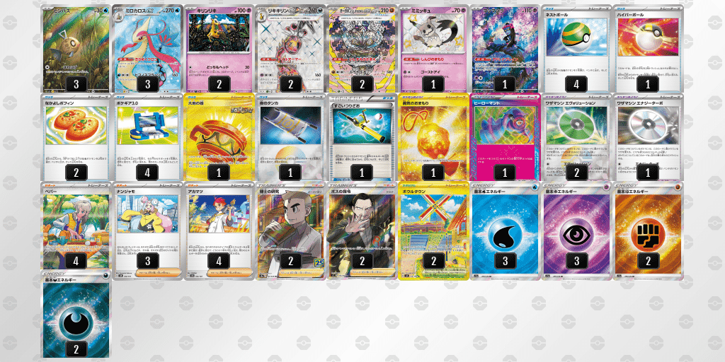 CL】チャンピオンズリーグ2025福岡：優勝・ベスト16デッキリスト