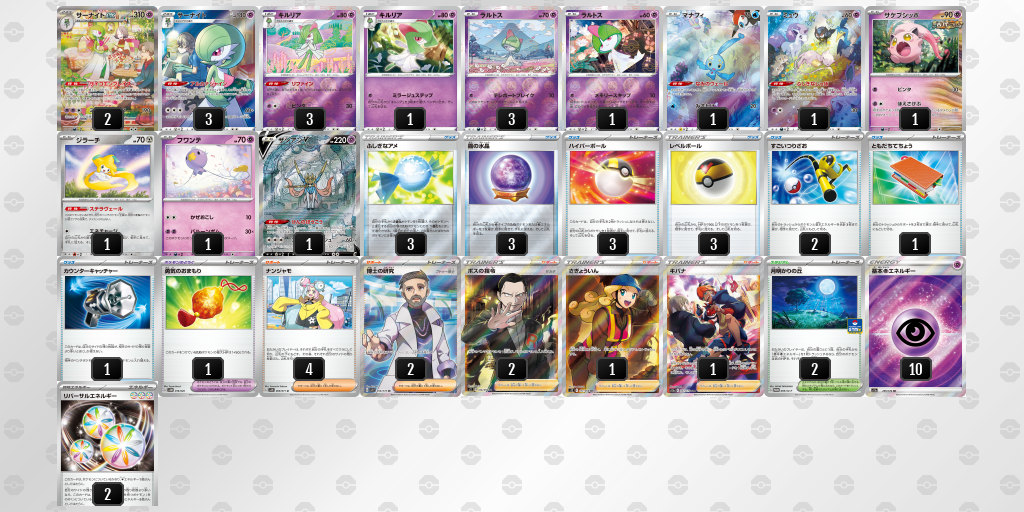 サーナイトex準優勝レシピ20231028